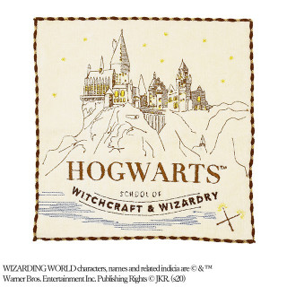 Mini Serviette Château de Poudlard 25x25 cm - Harry Potter