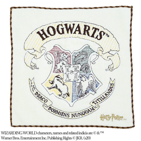 Mini Serviette Emblème de Poudlard 25x25 cm - Harry Potter