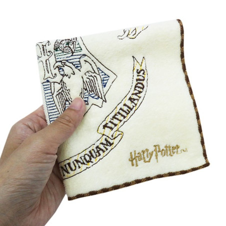 Mini Serviette Emblème de Poudlard 25x25 cm - Harry Potter