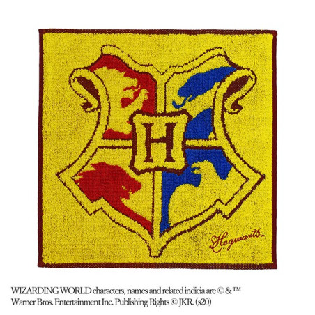 Mini Serviette Logo Château de Poudlard 25x25 cm - Harry Potter