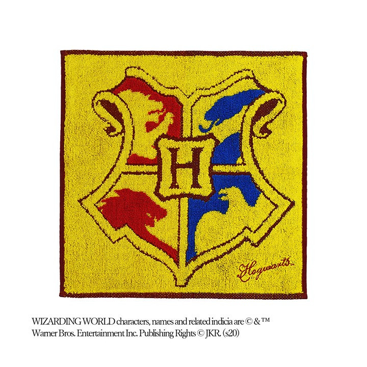 Mini Serviette Logo Château de Poudlard 25x25 cm - Harry Potter