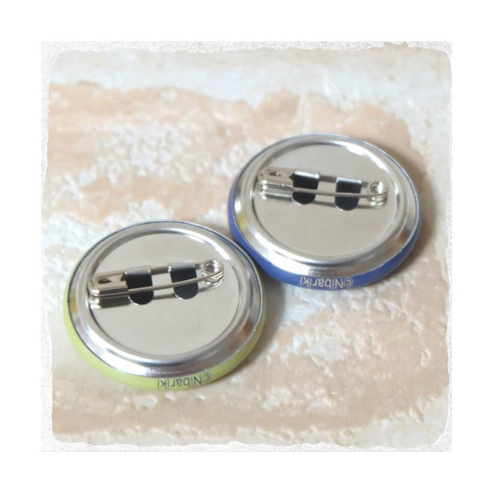 Boite Collection De 14 Badges Bleu - Studio Ghibli