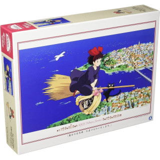 Puzzle 1000 Pcs Kiki dans le ciel -Kiki la petite sorcière