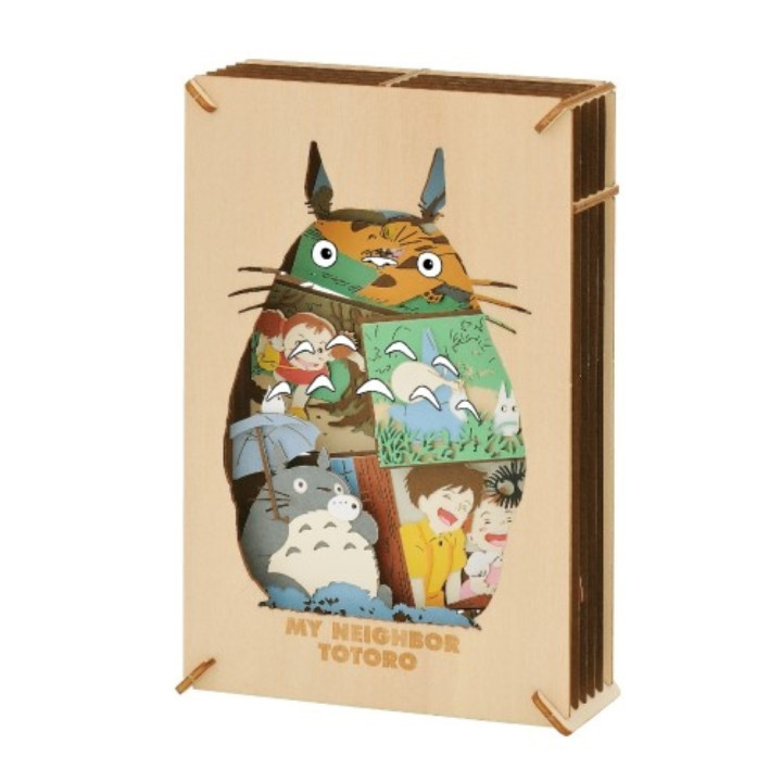 Théâtre de papier Style bois Kaléidoscope -Mon Voisin Totoro