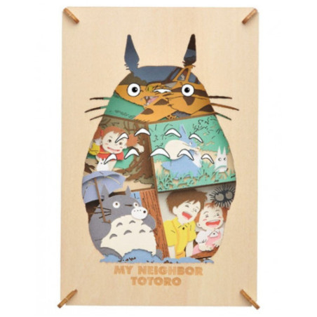 Théâtre de papier Style bois Kaléidoscope -Mon Voisin Totoro