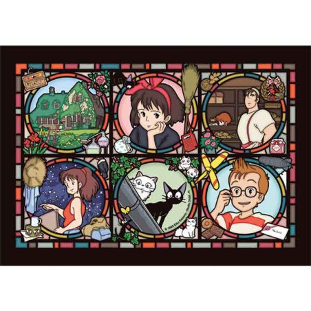 Puzzle Vitrail 208 Pcs Personnages -Kiki la petite sorcière