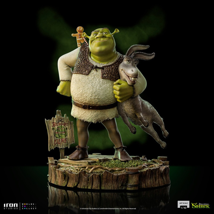 Shrek Donkey and the Gingerbread - Deluxe art scale 1/10