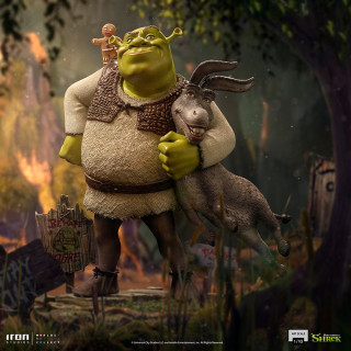Shrek Donkey and the Gingerbread - Deluxe art scale 1/10
