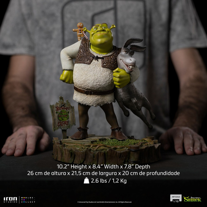 Shrek Donkey and the Gingerbread - Deluxe art scale 1/10