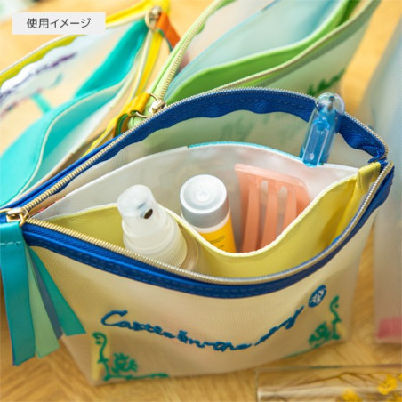 Transparent Pouch embroidered - Castle In The Sky