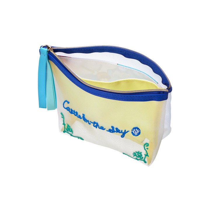 Pochette transparente brodée - Le Château dans le Ciel