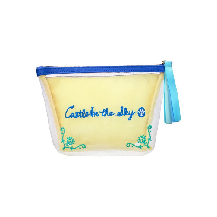 Pochette transparente brodée - Le Château dans le Ciel