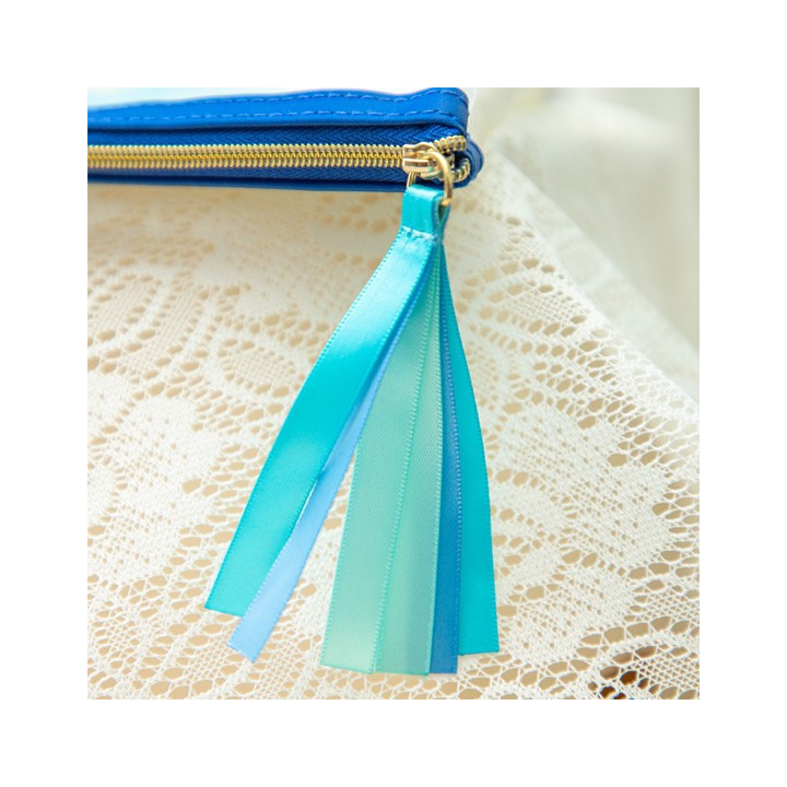 Pochette transparente brodée - Le Château dans le Ciel