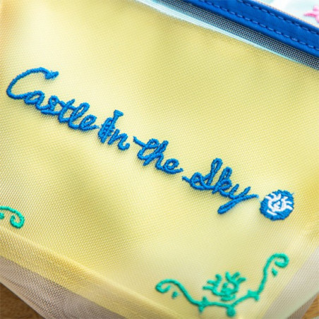 Transparent Pouch embroidered - Castle In The Sky