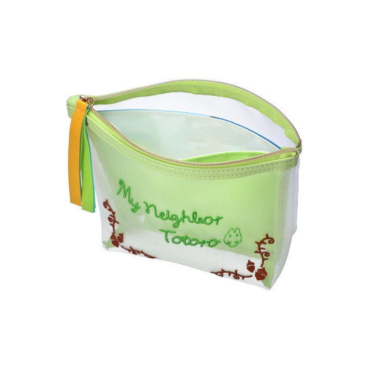 Pochette transparente brodée - Mon Voisin Totoro