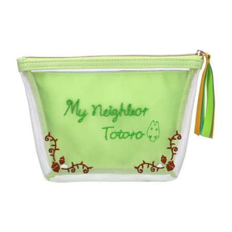 Pochette transparente brodée - Mon Voisin Totoro
