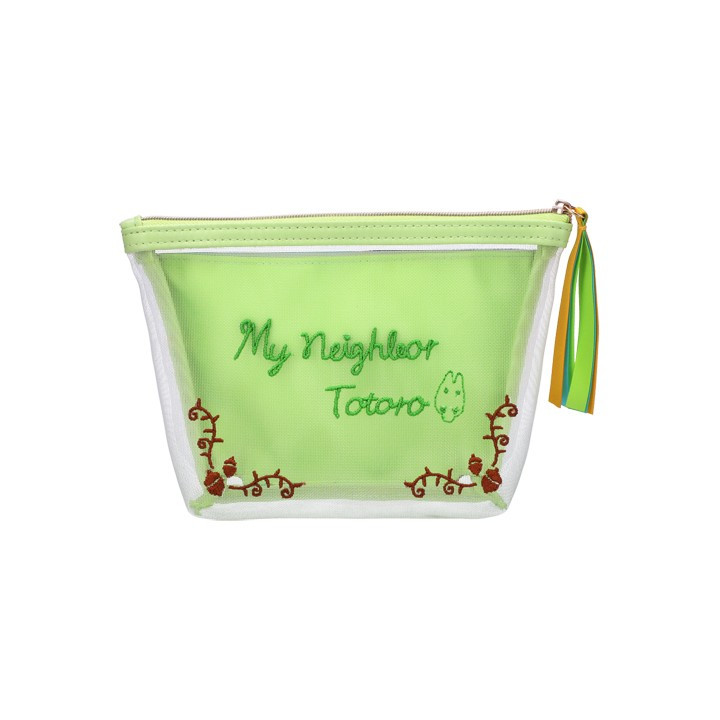 Pochette transparente brodée - Mon Voisin Totoro