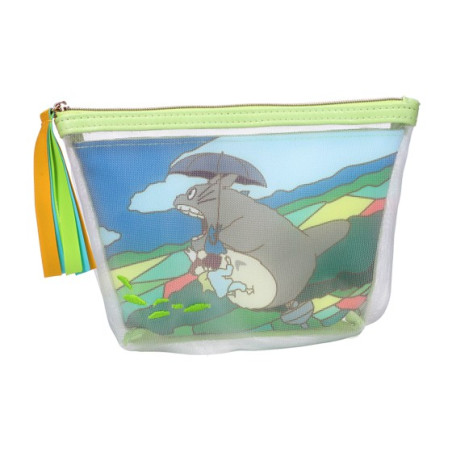 Pochette transparente brodée - Mon Voisin Totoro