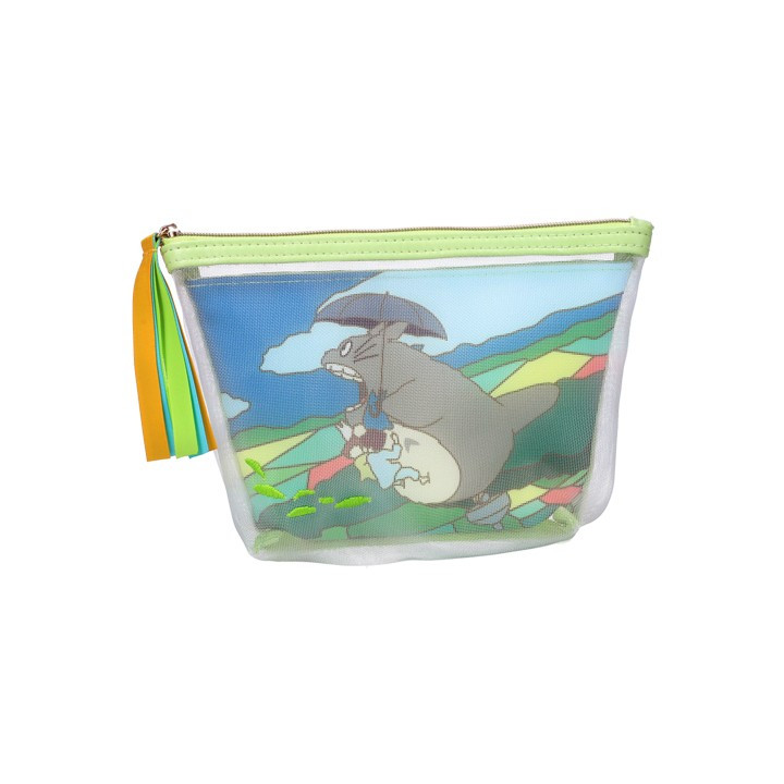 Pochette transparente brodée - Mon Voisin Totoro