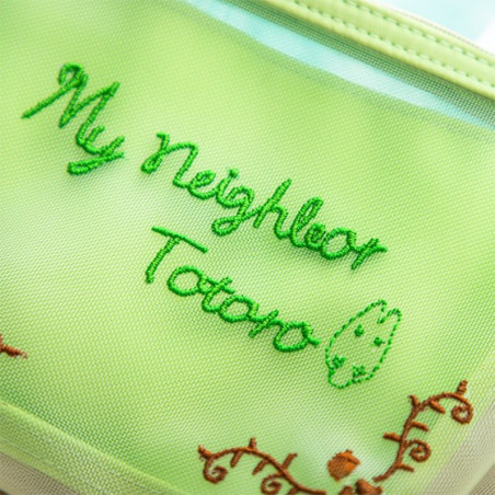 Pochette transparente brodée - Mon Voisin Totoro