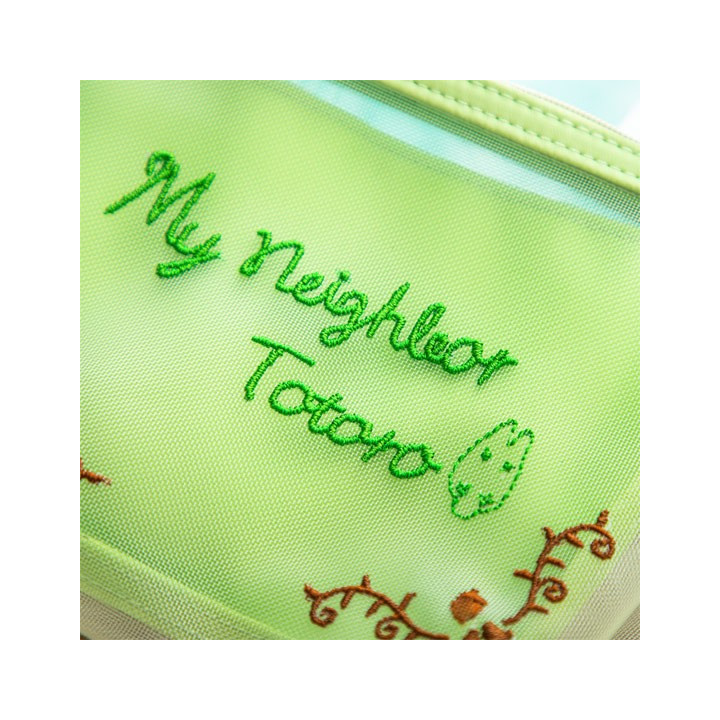 Pochette transparente brodée - Mon Voisin Totoro