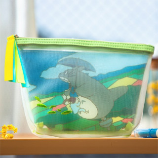 Pochette transparente brodée - Mon Voisin Totoro
