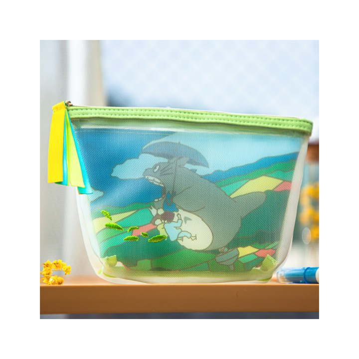 Pochette transparente brodée - Mon Voisin Totoro