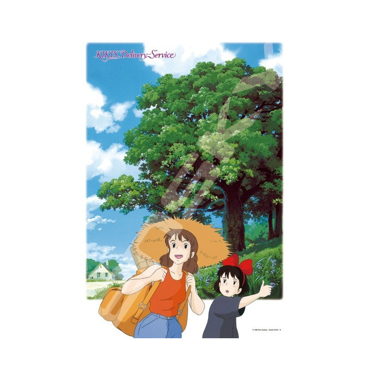 Puzzle 500 Pcs Kiki et Ursula autostop - Kiki La Petite Sorcière