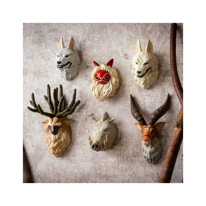 Collection of 6 Assorted 3D Character Magnet -Princess Mononoke