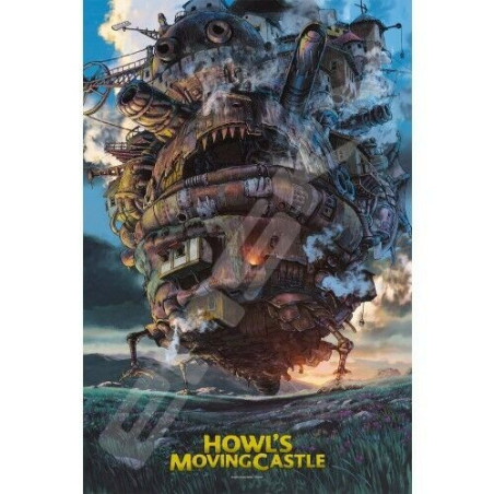 Deluxe Foil Puzzle 1000 Pcs Movie Poster - Howl’s Moving Castle