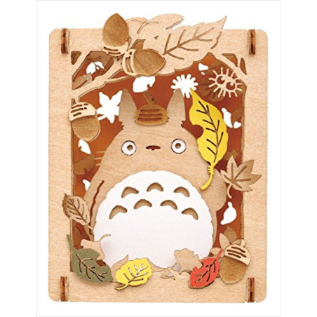 Théâtre de papier Style bois Totoro Forêt - Mon Voisin Totoro