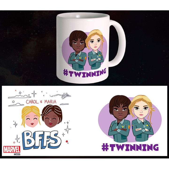 MARVEL MUG CAPTAIN MARVEL - BFFS