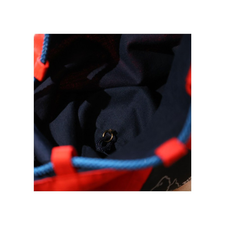 Pochon brodé avec cordelette Ashitaka -Princesse Mononoké