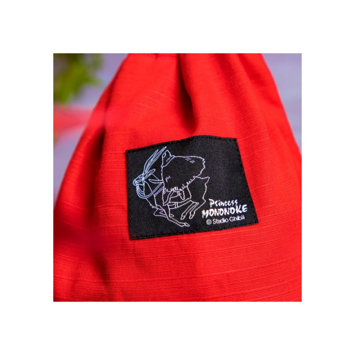 Pochon brodé avec cordelette Ashitaka -Princesse Mononoké