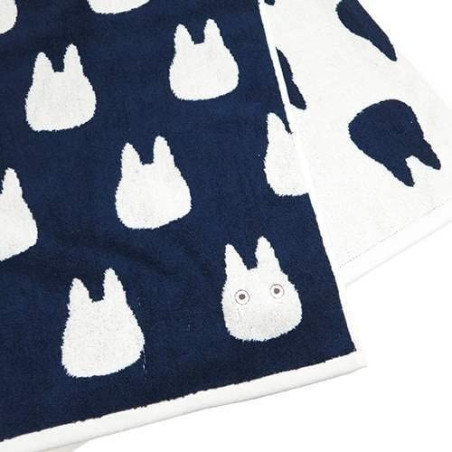 Serviette Silhouette Totoro Blanc 33x80cm - Mon Voisin Totoro