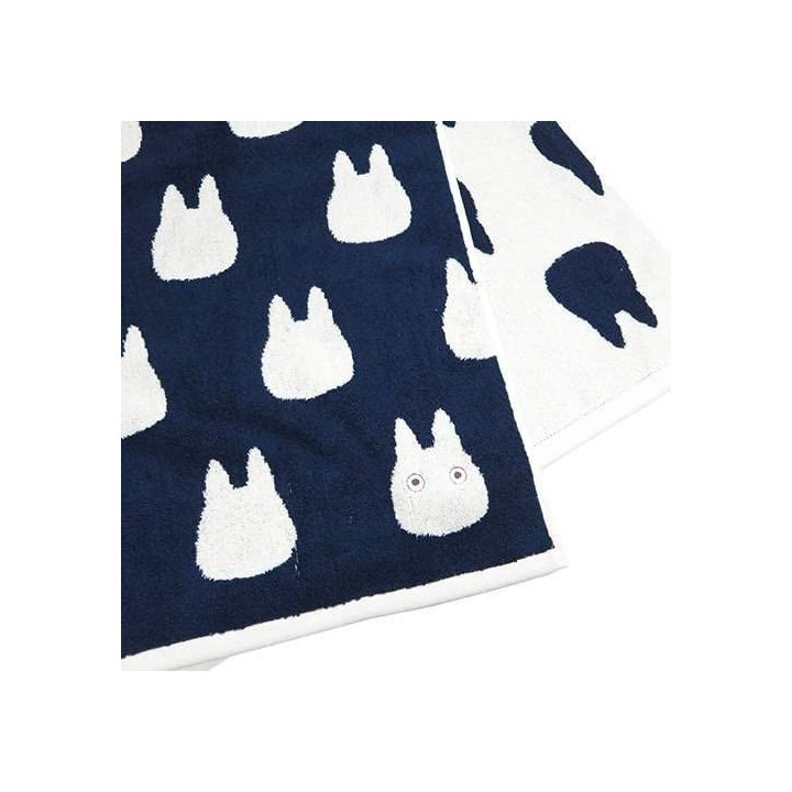 Serviette Silhouette Totoro Blanc 33x80cm - Mon Voisin Totoro