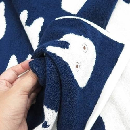 Serviette Silhouette Totoro Blanc 33x80cm - Mon Voisin Totoro