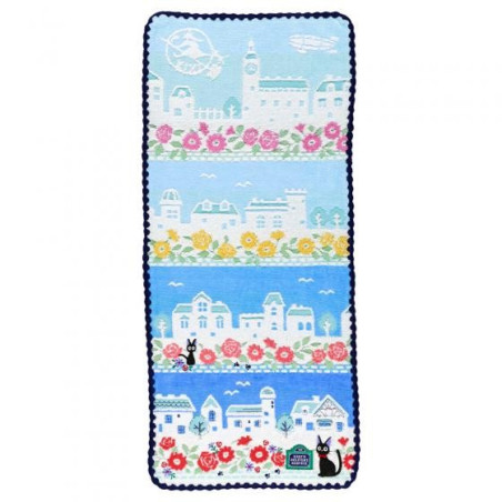 Serviette Rues de Paris 34x80cm - Kiki La Petite Sorcière
