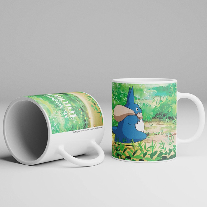 Mug Ghibli 08 - Totoro Bleu et Blanc - Mon Voisin Totoro