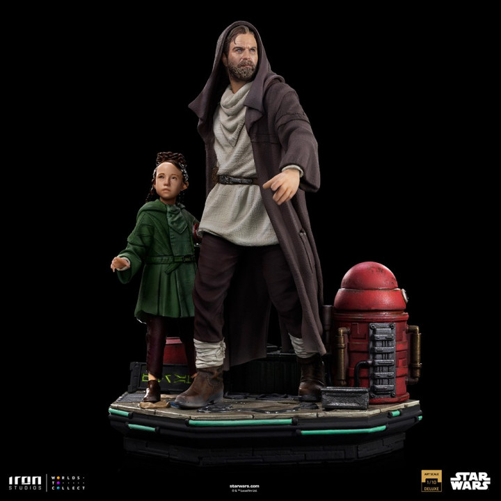 Obi-Wan and Young Leia - Star Wars Deluxe Art Scale 1/10