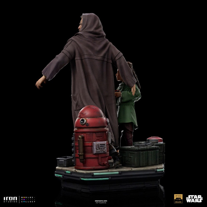 Obi-Wan and Young Leia - Star Wars Deluxe Art Scale 1/10