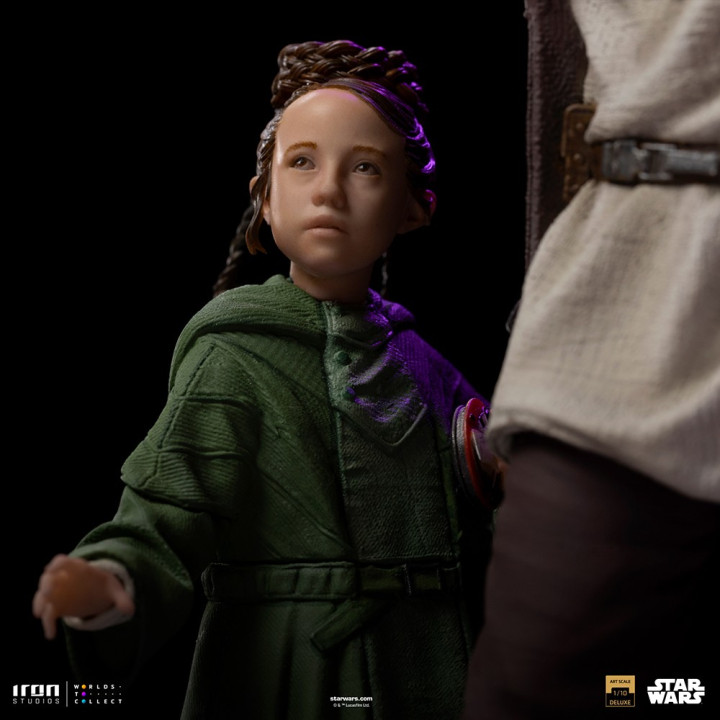 Obi-Wan and Young Leia - Star Wars Deluxe Art Scale 1/10