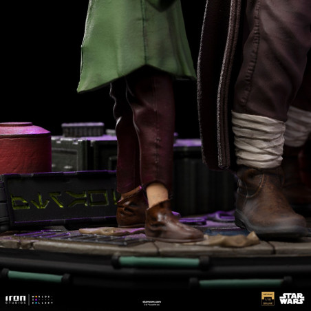 Obi-Wan and Young Leia - Star Wars Deluxe Art Scale 1/10