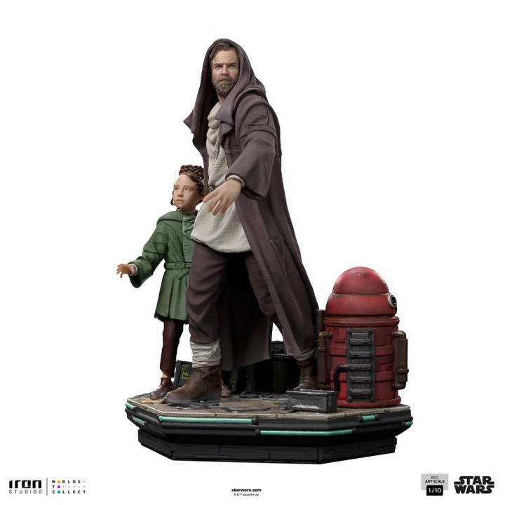 Obi-Wan and Young Leia - Star Wars Deluxe Art Scale 1/10
