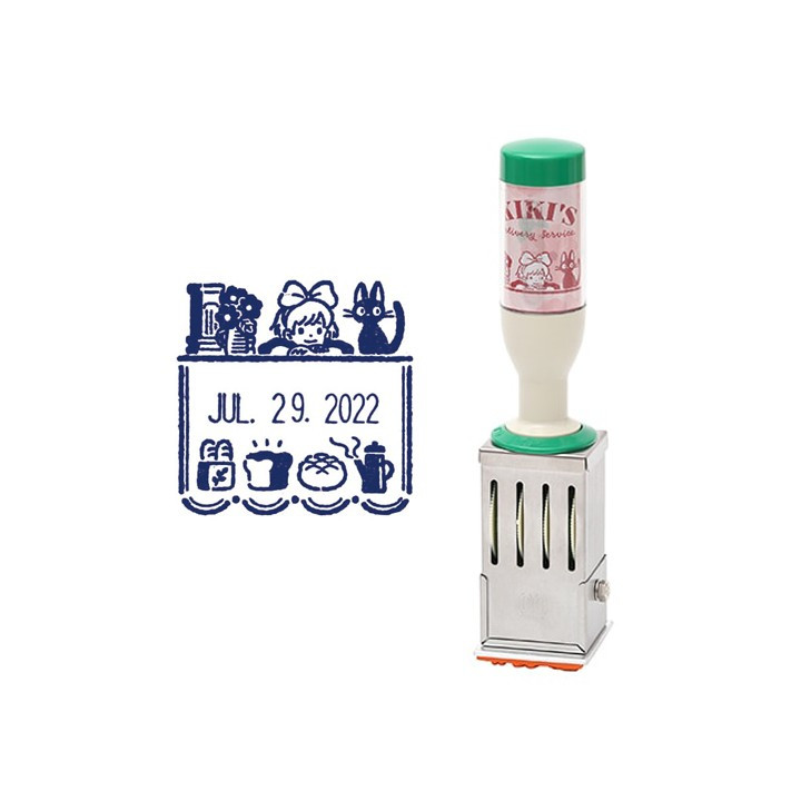 Art Deco Date stamp - Kiki's Delivery Service