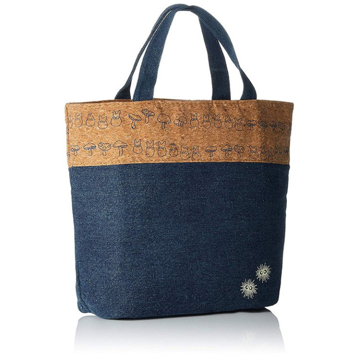 Sac à Lunch style liège & denim - Mon Voisin Totoro 