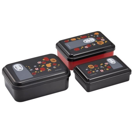 Set de 3 Bento Box No Face & Lanternes - Le Voyage de Chihiro