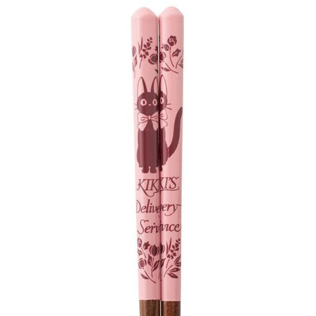Lacquered Chopsticks 21cm Sketches Pink - Kiki’s Delivery Service