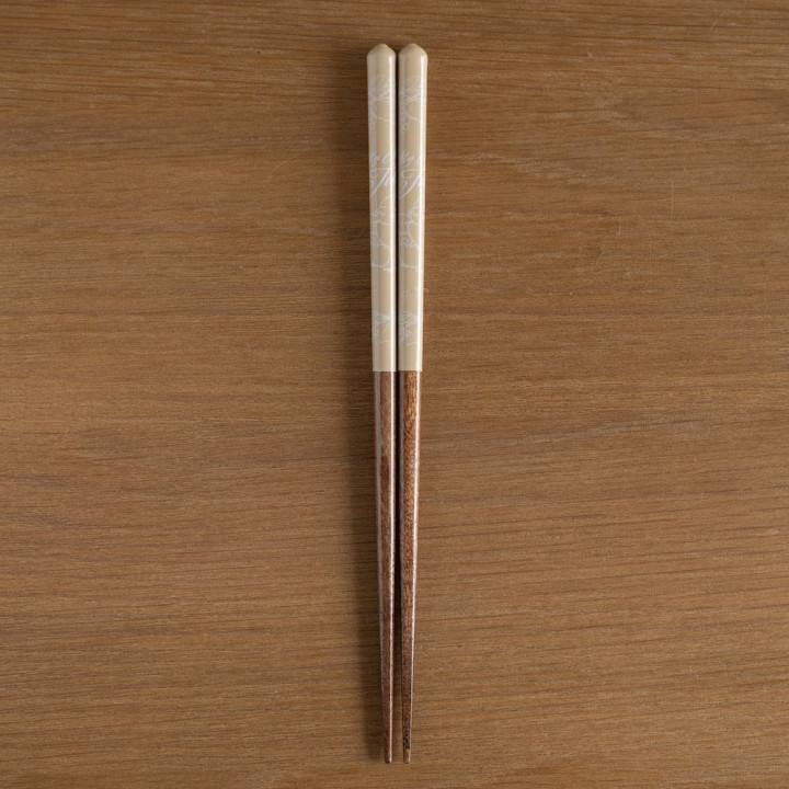 Lacquered Chopsticks 21cm Sketches Brown - My Neighbor Totoro