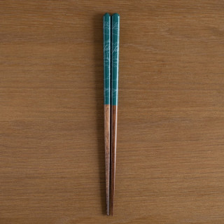 Baguettes laquées 21cm Esquisses Vert foncé - Mon Voisin Totoro